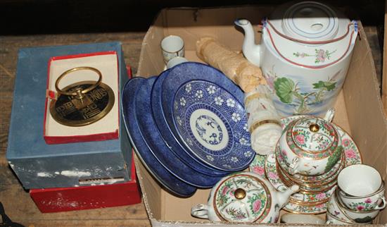 Collection of mixed Oriental wares